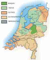 Land usage in the Netherlands