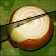 A well-dried onion